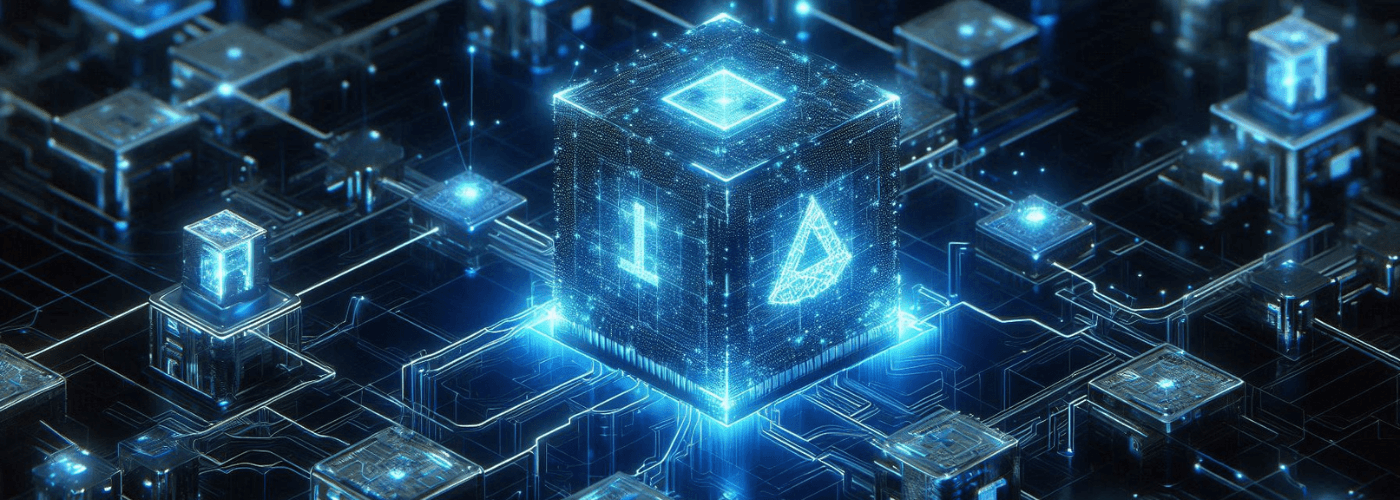 AI Agent Development in Blockchain Illustration